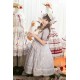 Miss Point Goose's Flower Basket Square Collar JSK(Reservation/3 Colours/Full Payment Without Shipping)
